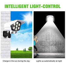 Solar Light Outdoor Motion Sensor Security Camera Shaped Dummy Wall Lamp (1 Pc) - luckystorebuy.in