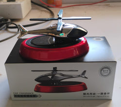 Solar - Powered Rotating Helicopter Car Air Freshener - luckystorebuy.in