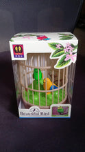 Sound Activated Chirping Bird in Hanging Cage, Beautiful Pinjra Bird Toy (1 Pc / Battery Not Operated) - luckystorebuy.in