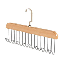 Space Saving 8 Hooks Wooden Hangers (1 Pc) - luckystorebuy.in