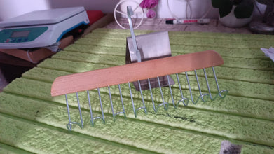 Space Saving 8 Hooks Wooden Hangers (1 Pc) - luckystorebuy.in