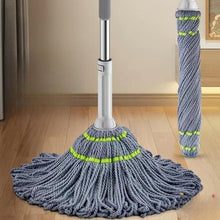 Squeeze Twist Mop Self Wringing Mop, Stainless Steel Handle (1 Pc) - luckystorebuy.in