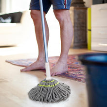 Squeeze Twist Mop Self Wringing Mop, Stainless Steel Handle (1 Pc) - luckystorebuy.in