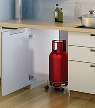 Stainless Steel Gas Cylinder Trolley - luckystorebuy.in