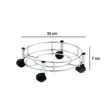 Stainless Steel Gas Cylinder Trolley - luckystorebuy.in