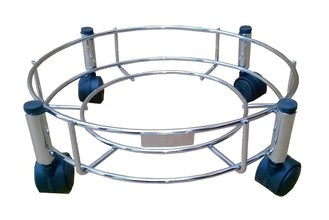 Stainless Steel Gas Cylinder Trolley - luckystorebuy.in