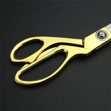Stainless Steel Tailoring Scissor Sharp Cloth Cutting for Professionals (Golden) - luckystorebuy.in