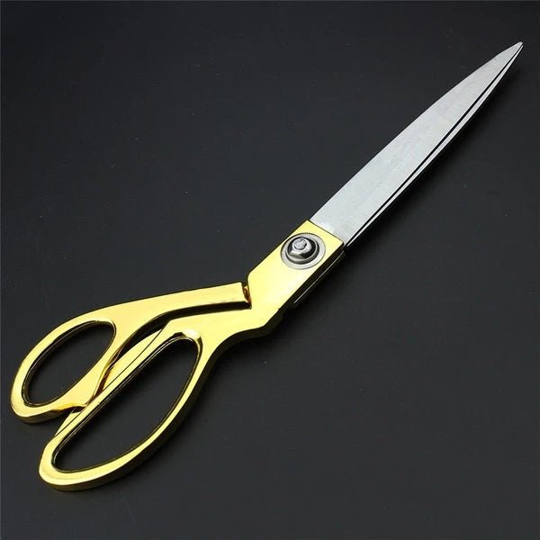 Stainless Steel Tailoring Scissor Sharp Cloth Cutting for Professionals (Golden) - luckystorebuy.in
