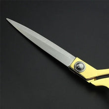 Stainless Steel Tailoring Scissor Sharp Cloth Cutting for Professionals (Golden) - luckystorebuy.in
