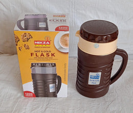Stainless Steel Thermos Flask (Multiple Sizes): Travel Mug, Coffee, Tea (Leakproof) - luckystorebuy.in