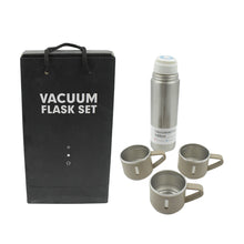 Stainless Steel Vacuum Flask Set with 3 Steel Cups Combo for Coffee Hot Drink and Cold Water Flask Ideal Gifting Travel Friendly Latest Flask Bottle. (500ml) - luckystorebuy.in