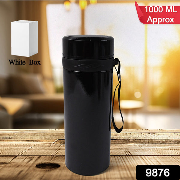 Stainless Steel Vacuum Thermos Flask Bottle (1000Ml Approx / 1 Pc) - luckystorebuy.in