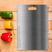 Stainless Steel Vegetable & Fruit Cutting Chopping Board (31×20 Cm / 1 Pc) - luckystorebuy.in