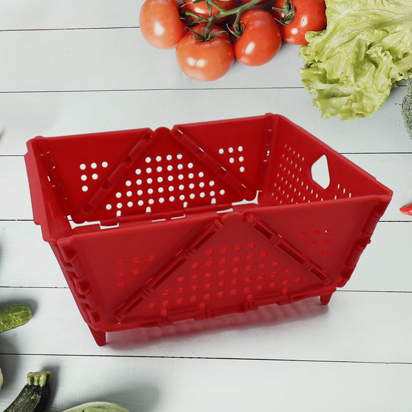 Storage Basket Box with Holes Ventilated Design (23×20 Cm / 1 Pc) - luckystorebuy.in