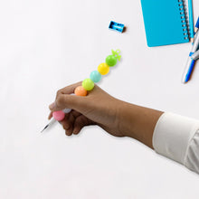 Stylish Pearls Pen Set – Fancy Multicolor Non - Sharpening Moti Gel Pens for Kids (12 Pc Set) - luckystorebuy.in