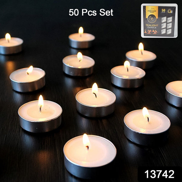 Tealight Candles Set, Smokeless Candles (50 Pcs set) - luckystorebuy.in