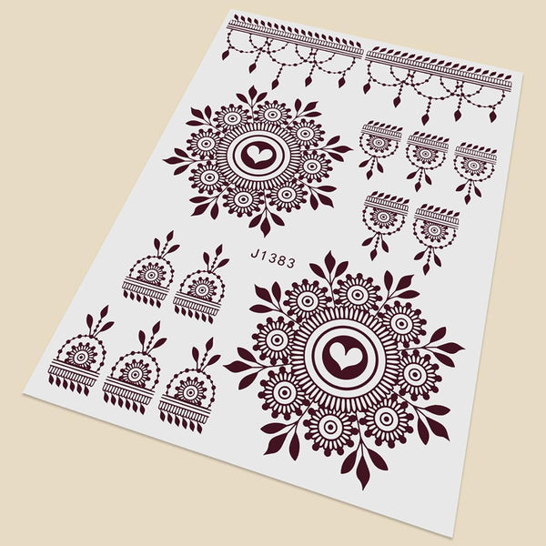 Temporary Tattoos Tattoo Sticker Skin Tattoo Stickers (1 Sheet) - luckystorebuy.in