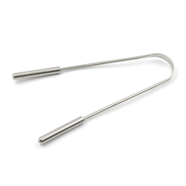 Tongue Cleaner For Kids & Adults | Tongue Scraper For Bad Breath, Maintain Oral Hygiene for Daily Use | for Fresh Breath & Bacteria Removal | Improved Taste (Steel, Copper, Tongue Cleaner / 1 Pc) - luckystorebuy.in