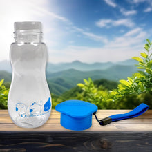 Transparent Travel Portable Water Bottle with Carry Straps (280 ML / 1 Pc) - luckystorebuy.in
