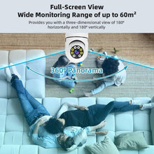 V380 Pro Fisheye 360 Degree Panoramic Wireless WiFi IP CCTV Security Camera (Pack of 1) - luckystorebuy.in