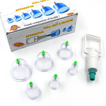 Vacuum Cupping Set 6 Pcs Kit Pull Out a Vacuum Apparatus Therapy Relax Massagers Curve Suction Pumps - luckystorebuy.in