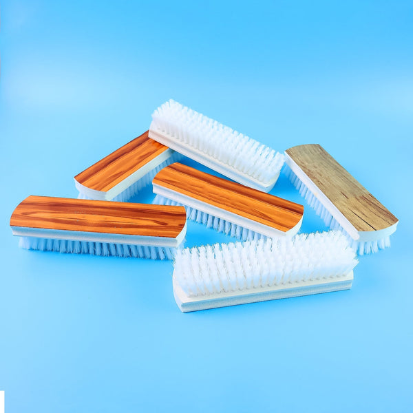 Veepee 6 - Piece Washing and Cleaning Scrub Brush Set – (Multi - Color Bristles) - luckystorebuy.in