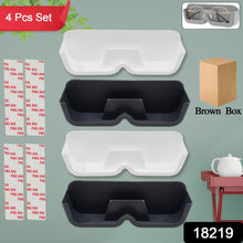 Wall Mounted Sunglasses Holder (4 Pcs Set) - luckystorebuy.in