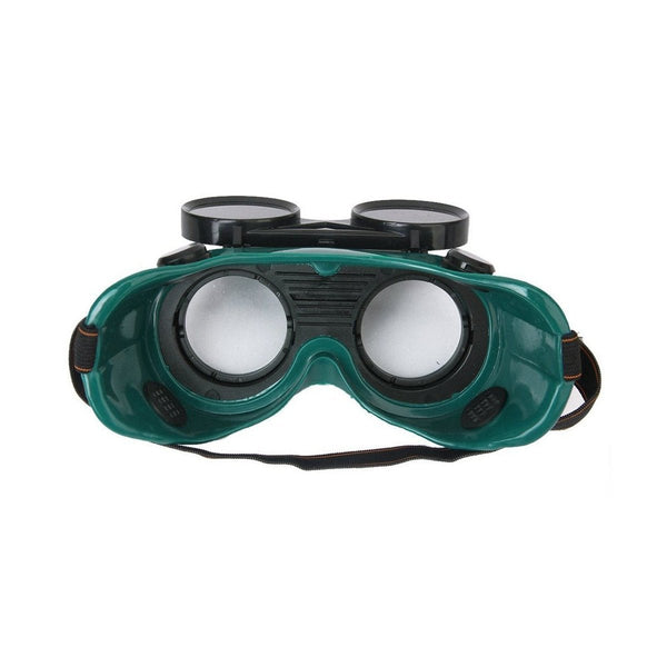 Welding Goggles (Dark Green, Large) - luckystorebuy.in