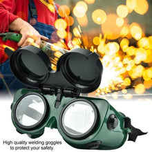 Welding Goggles (Dark Green, Large) - luckystorebuy.in