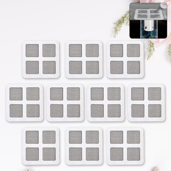 Window Screen Mesh Hole Repair Kit Patch Adhesive (10×10 CM / 10 Pcs Set) - luckystorebuy.in
