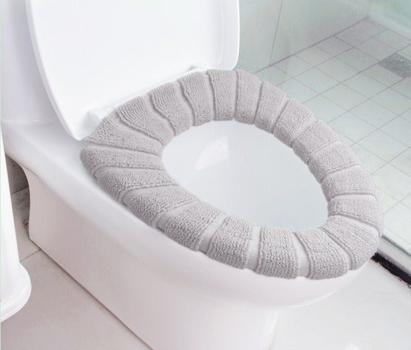 Winter Comfortable Soft Toilet Seat Mat Cover Cushion Plush - luckystorebuy.in