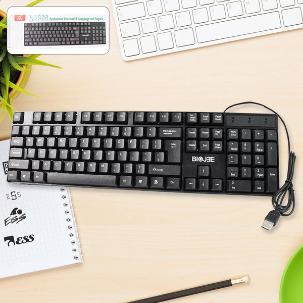 Wired USB Keyboard 104 Keys (1 Pc) - luckystorebuy.in