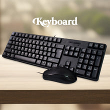 Wired USB Keyboard 107 Keys & Mouse Set (2 Pc Set) - luckystorebuy.in