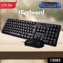 Wired USB Keyboard 107 Keys & Mouse Set (2 Pc Set) - luckystorebuy.in
