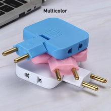 Wireless 3 in 1 Foldable Wall Plug Adapter / Socket / Converter (1 Pc) - luckystorebuy.in