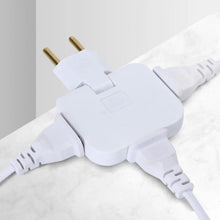 Wireless 3 in 1 Foldable Wall Plug Adapter / Socket / Converter (1 Pc) - luckystorebuy.in