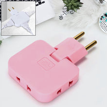 Wireless 3 in 1 Foldable Wall Plug Adapter / Socket / Converter (1 Pc) - luckystorebuy.in