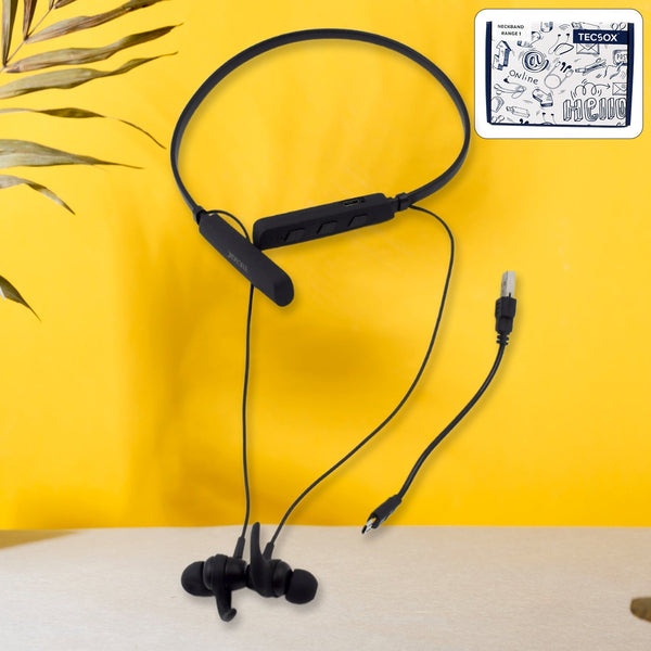 Wireless Bluetooth Earphone with Mic and Call Function With Micro USB (1 Pc) - luckystorebuy.in