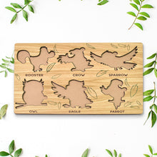 Wooden Bird Puzzle Learning Educational Board (1 Set / 28×20 Cm) - luckystorebuy.in